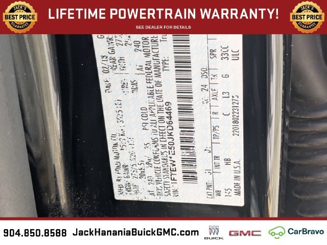 Used 2018 Black Ford Lariat image 19