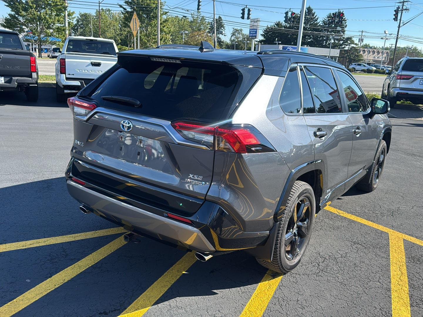 Used 2019 Magnetic Gray Metallic w/Black Roof Toyota XSE image 6