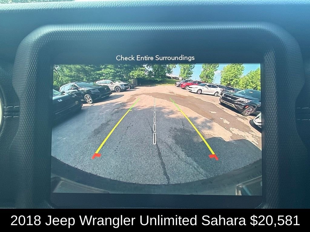 Used 2018 Crystal Metallic Jeep Unlimited Sahara image 24