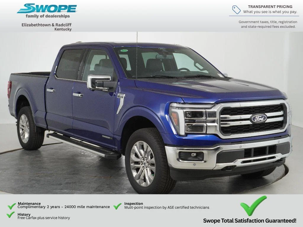 New 2026 ARGON BLUE METALLIC Ford LARIAT image 1