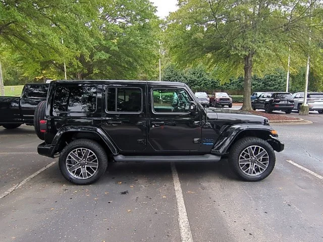 Used 2022 Black Jeep Unlimited Sahara 4xe image 6
