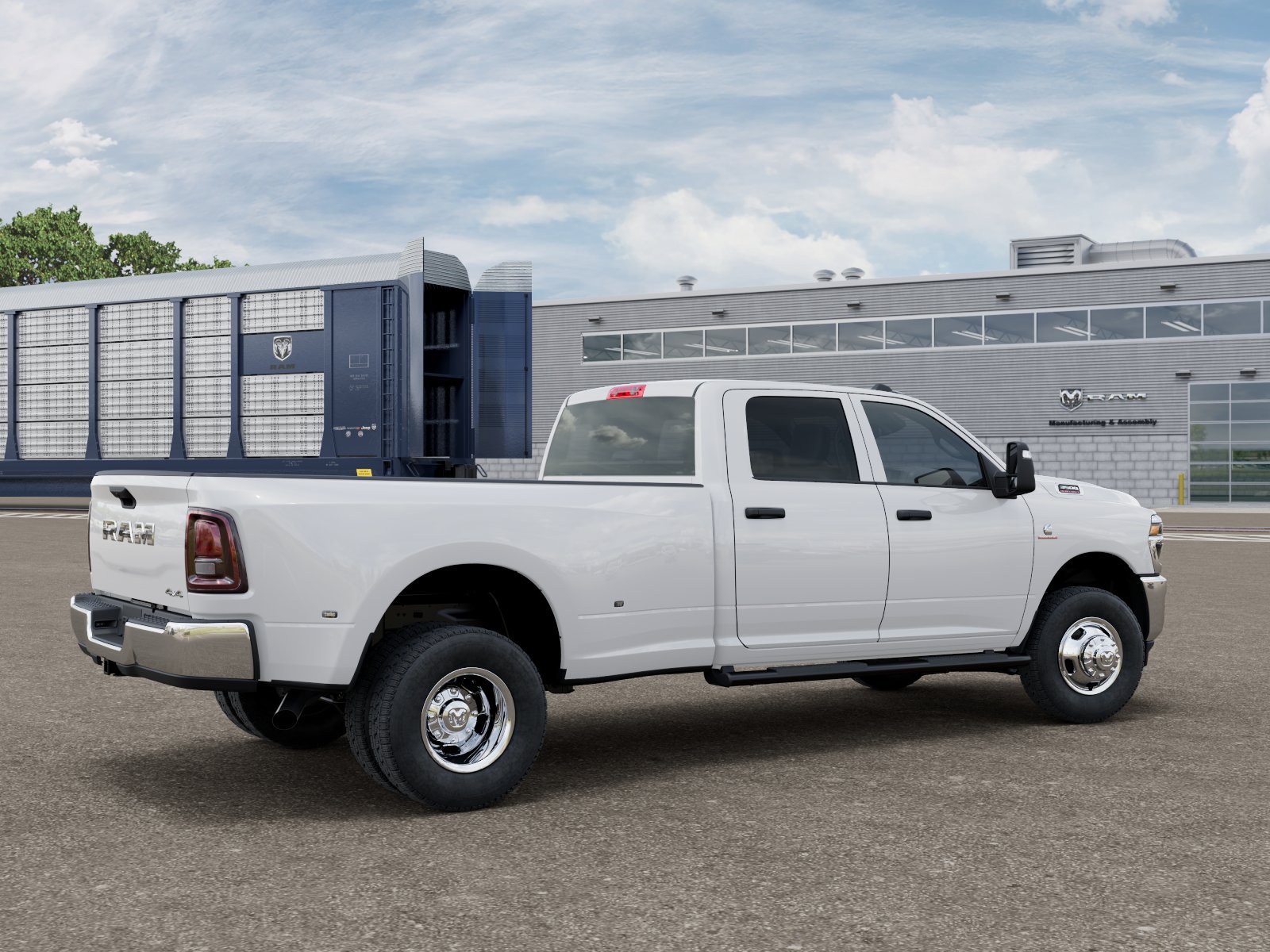 New 2027 Bright White Clear-Coat Exterior Paint RAM Tradesman image 2