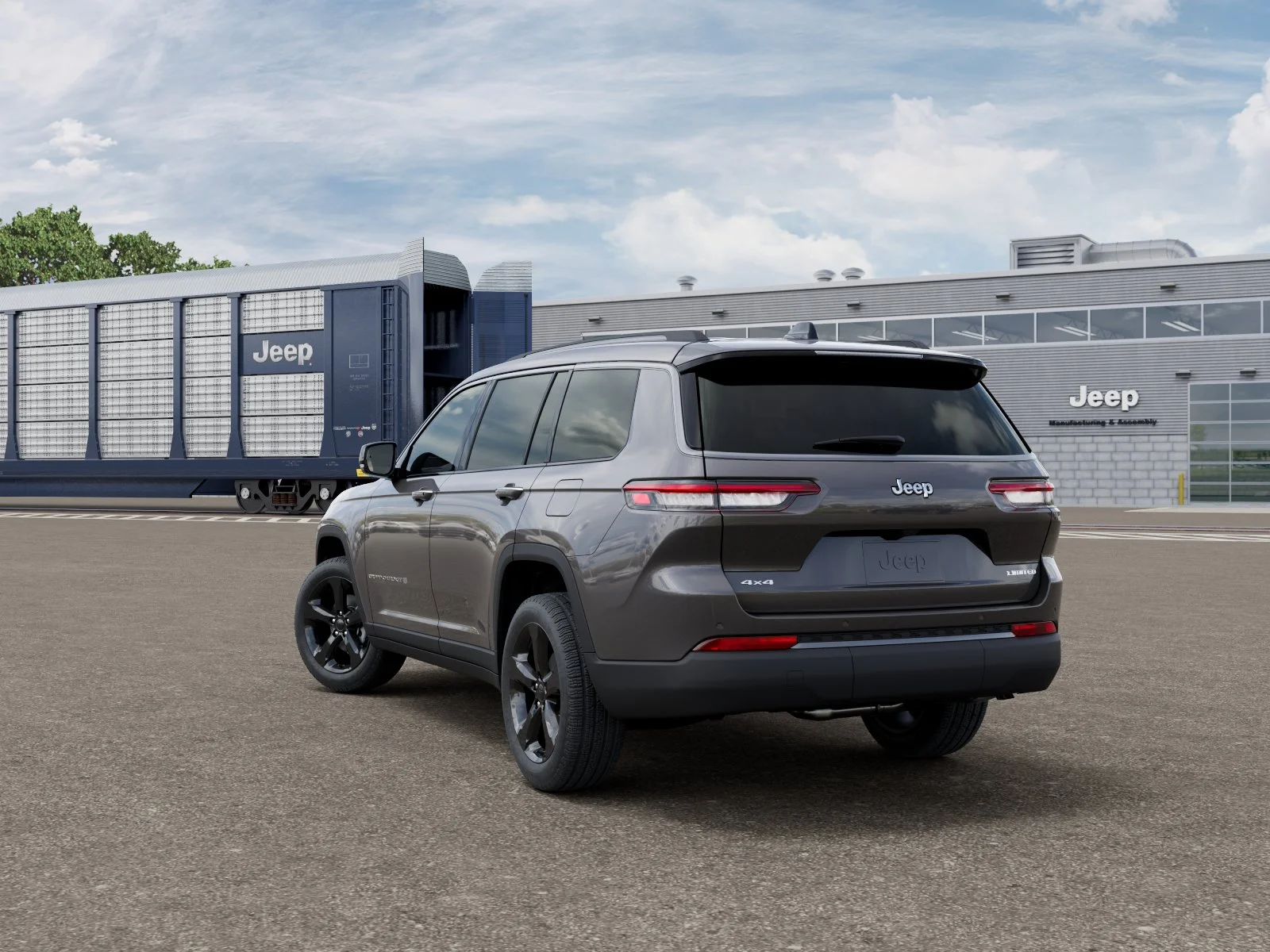New 2026 Baltic Gray Metallic Clear-Coat Exterior Paint Jeep Limited image 3