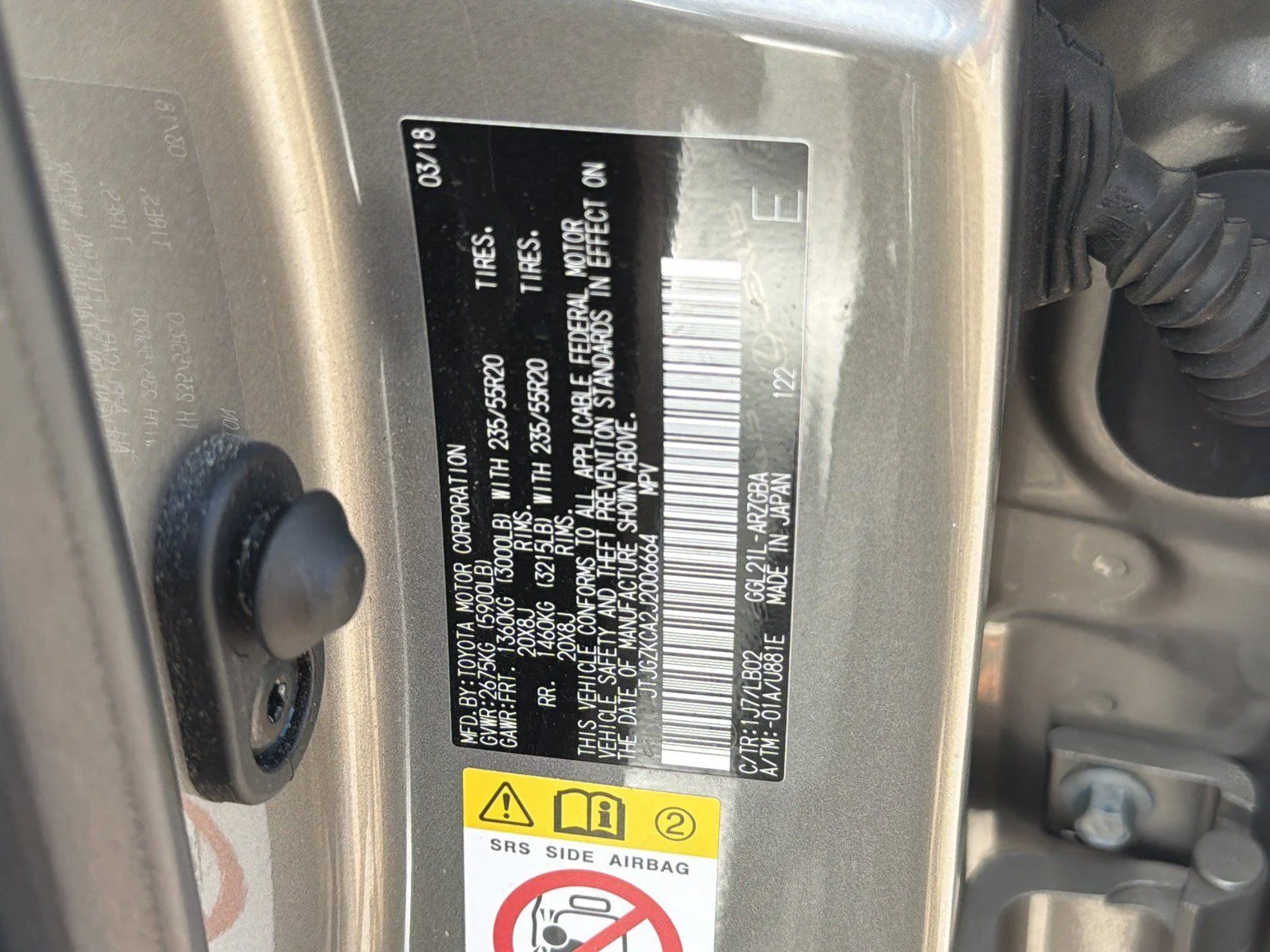 Used 2018 Silver Lexus 350L image 34