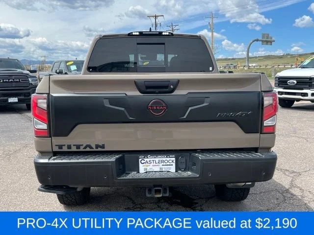 Used 2023 Beige Nissan Crew Cab PRO-4X 4x4 image 4
