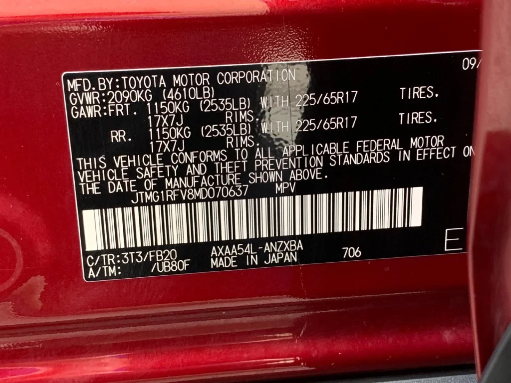 Used 2021 Red Toyota LE image 37