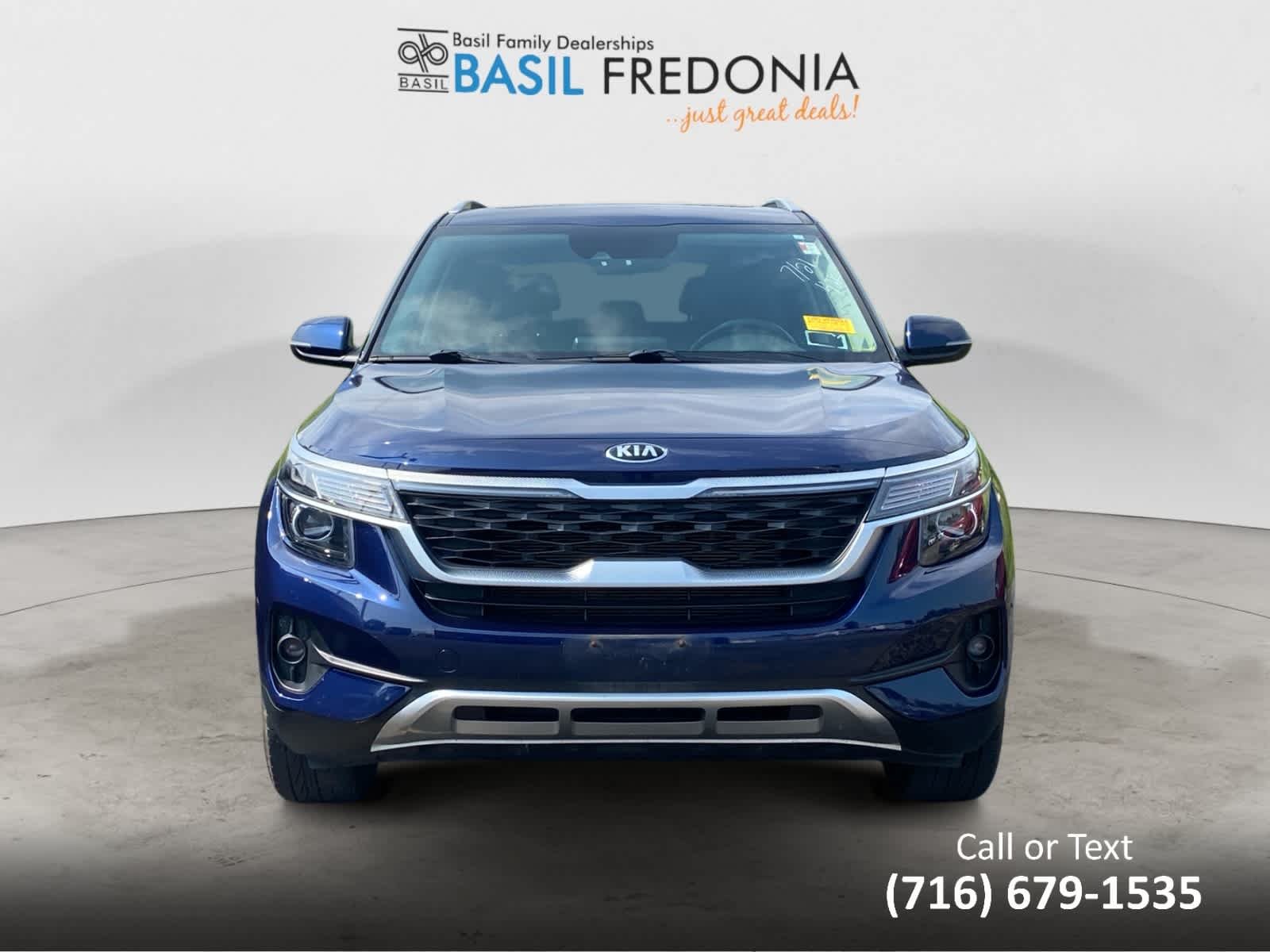 Used 2021 Dark Ocean Blue Kia EX image 2