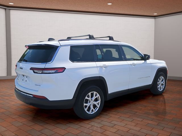 Used 2021 Bright White Clearcoat Jeep Limited image 10