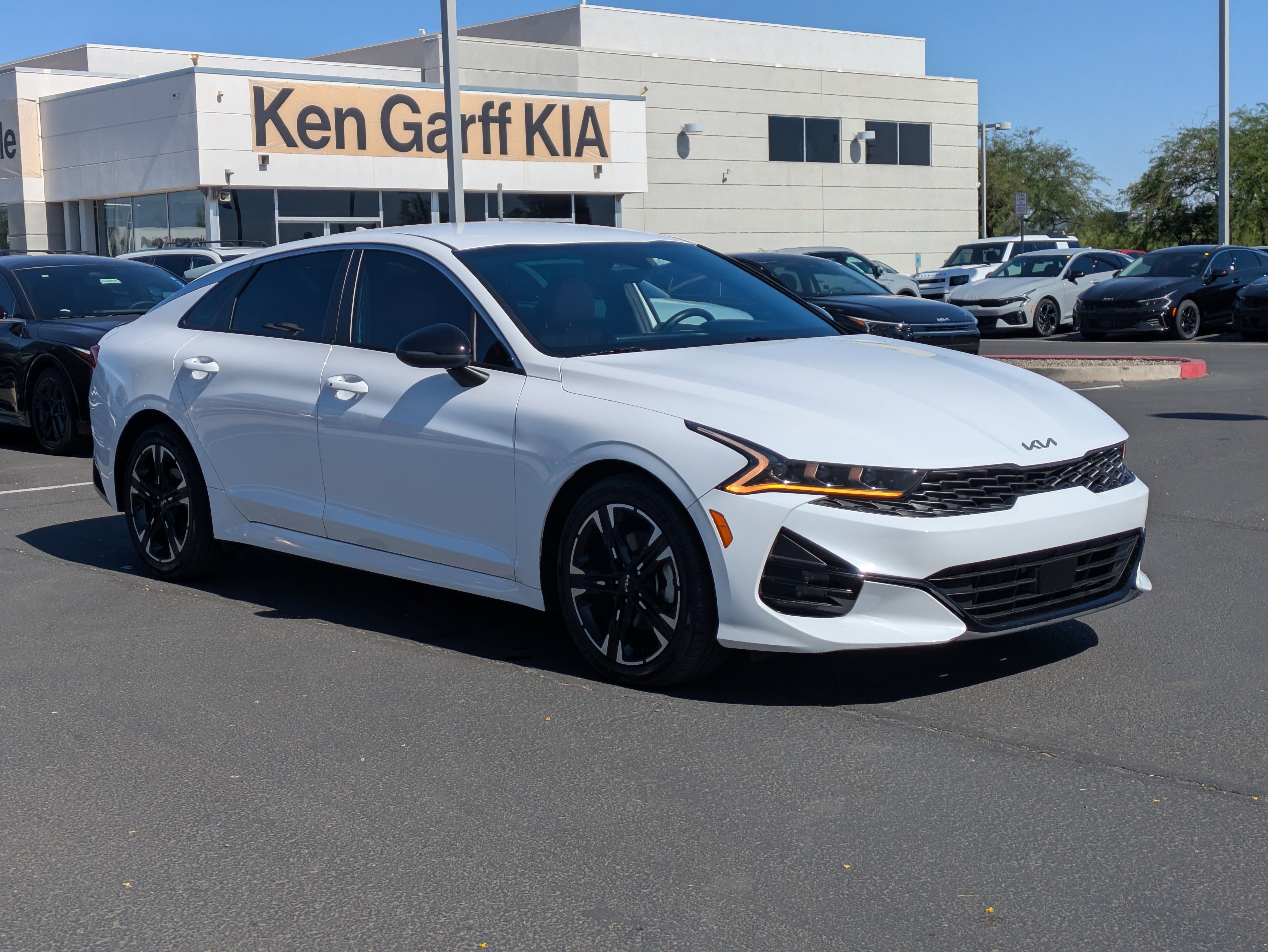 Used 2024 Glacial White Pearl Kia GT-Line image 7