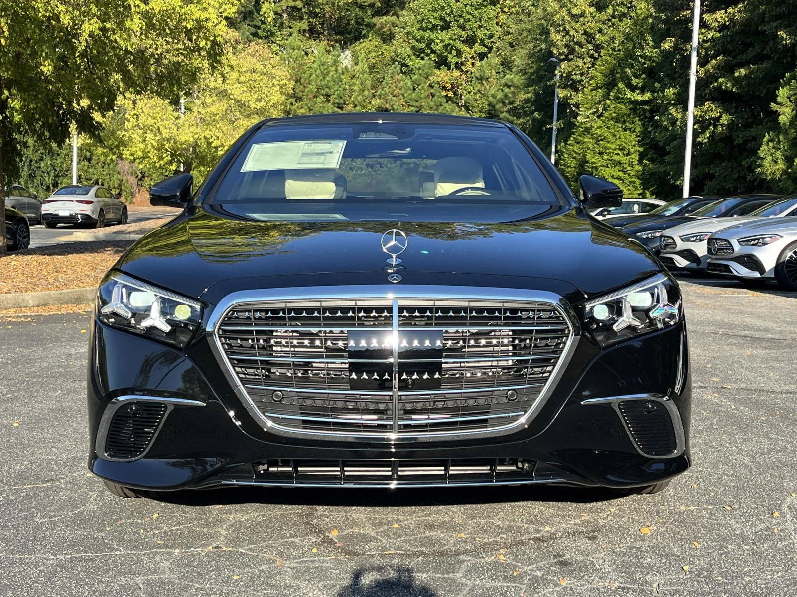 New 2027 Obsidian Black Metallic Mercedes-Benz S 580 4MATIC® Sedan image 4