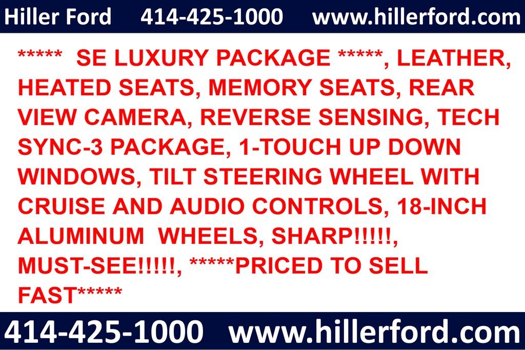 Used 2017 Ford Fusion SE with VIN 3FA6P0T98HR372669 for sale in Franklin, WI
