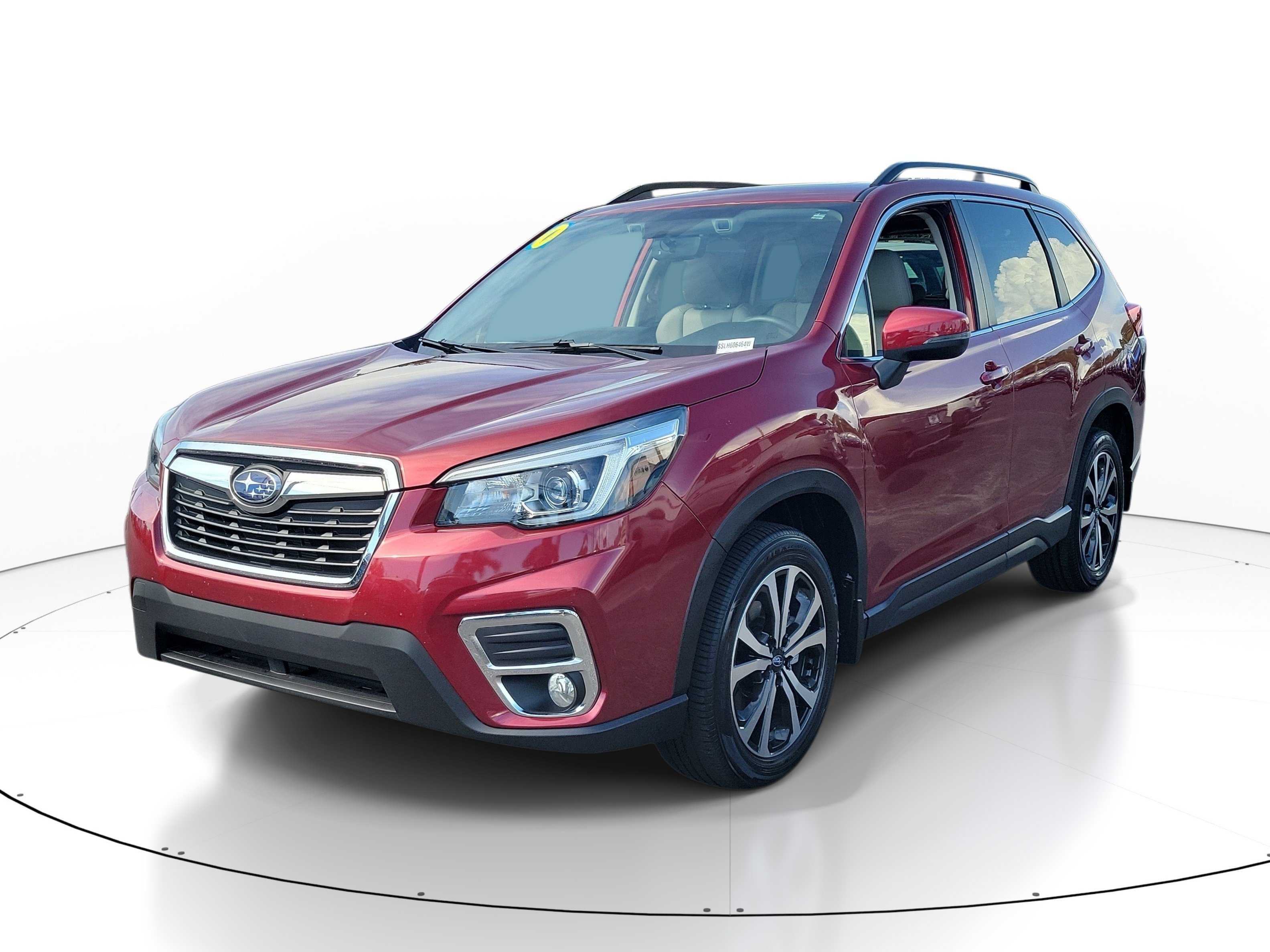 Used 2020 Crimson Red Pearl Subaru Limited image 2