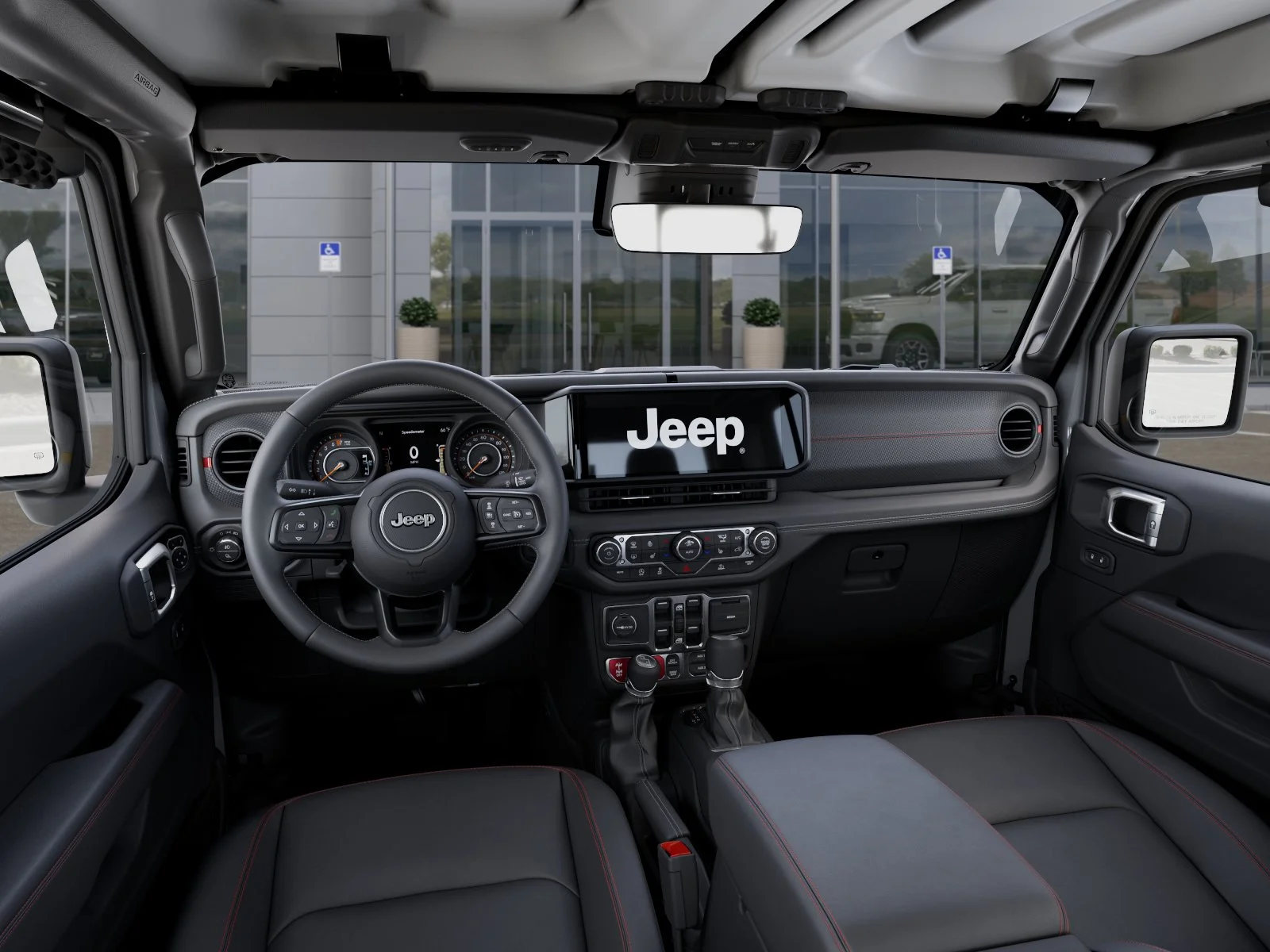 New 2026 Bright White Clear-Coat Exterior Paint Jeep Rubicon X image 40