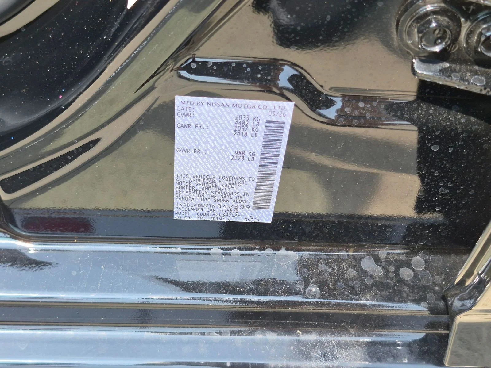 New 2026 Super Black Nissan 2.5 SV image 19