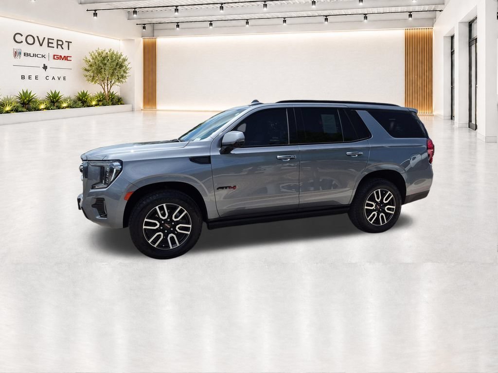 Used 2022 Satin Steel Metallic GMC AT4 image 5