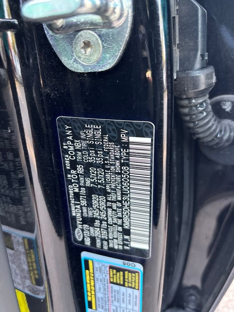 Certified Used 2020 Black Hyundai Limited image 60