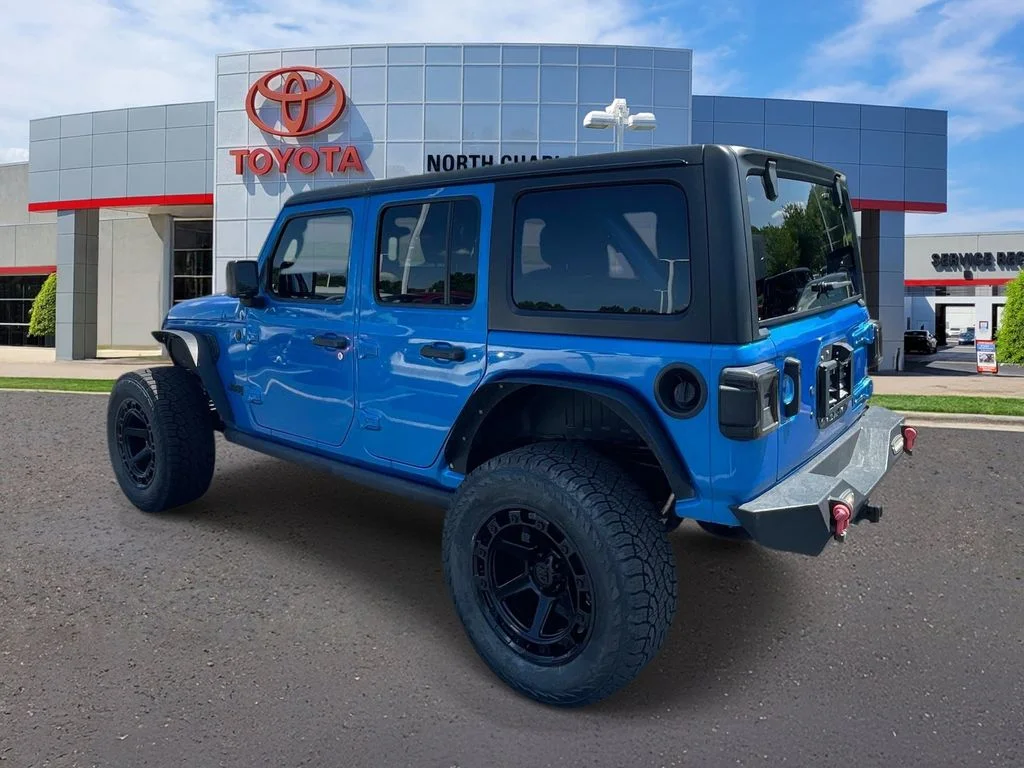 Used 2022 Blue Jeep Unlimited Sport Altitude image 6