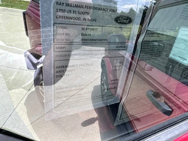 New 2026 Ruby Red Metallic Tinted Clearcoat Ford Outer Banks® image 2