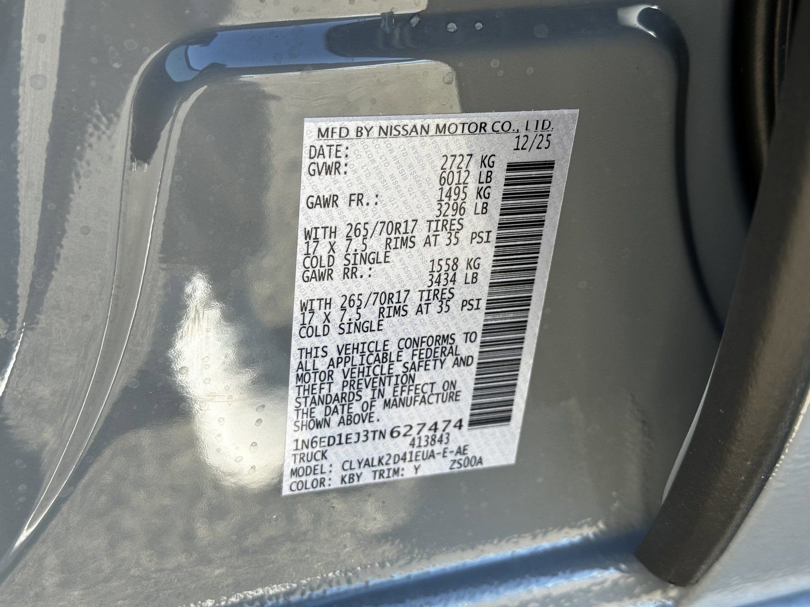 New 2026 Gray Nissan PRO-X image 34