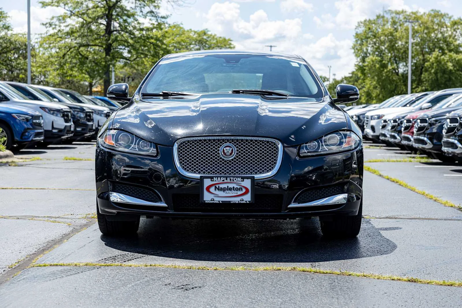 Used 2014 Jaguar XF Base with VIN SAJWJ0EFXE8U30505 for sale in Rockford, IL