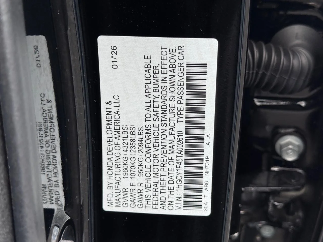 2026 Honda Accord SE - Photo 27