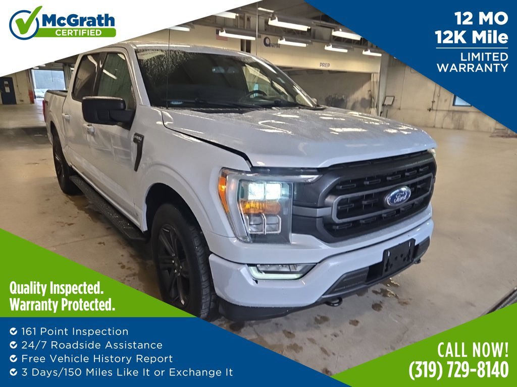 Used 2021 White Ford XLT image 1