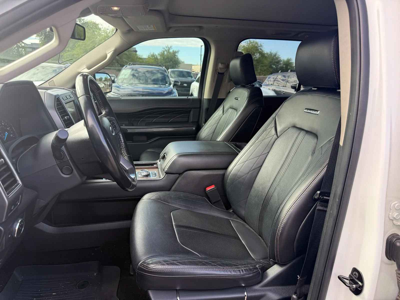 Used 2021 Star White Tri-Coat Ford Platinum image 11