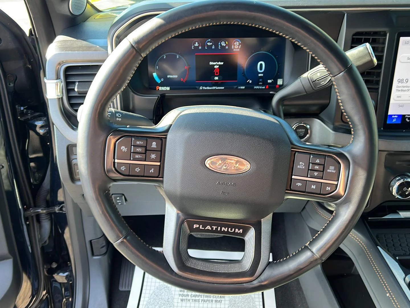 Used 2024 Antimatter Blue Ford Platinum image 9
