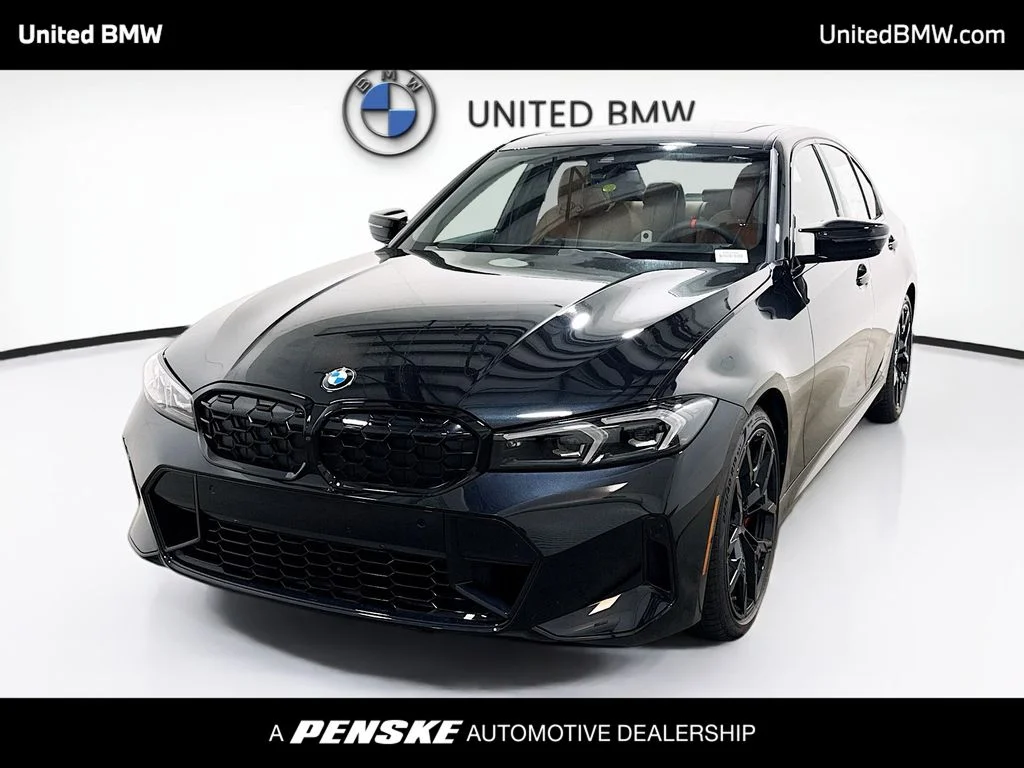 New 2026 Black Sapphire Metallic BMW M340i image 1