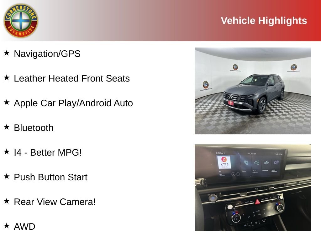 Used 2025 Hyundai Tucson SEL with VIN 5NMJBCDE1SH477481 for sale in Elk River, Minnesota