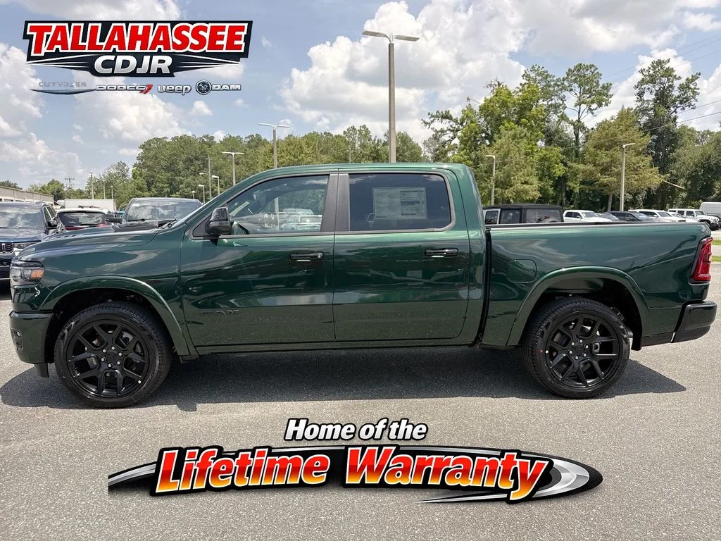 New 2026 Serrano-Green Metallic Exterior Paint RAM Laramie image 6