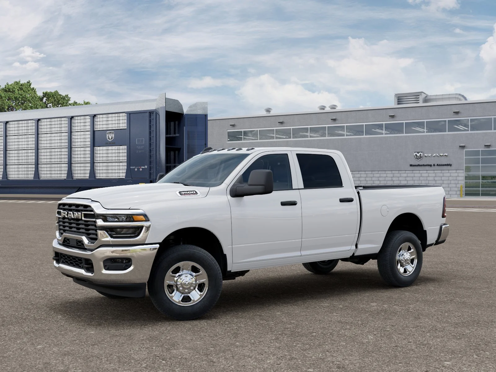 New 2026 Bright White Clear-Coat Exterior Paint RAM Tradesman image 18
