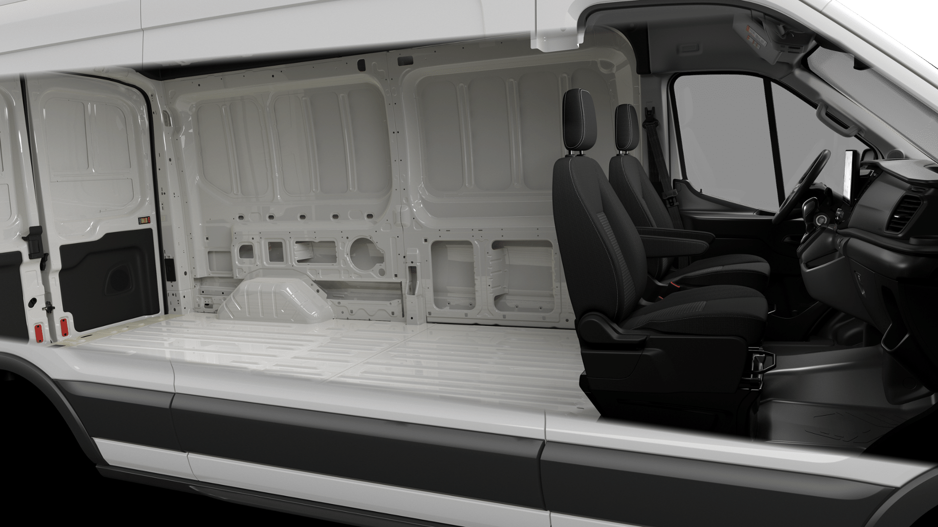 New 2027 Oxford White Ford Cargo Van image 6