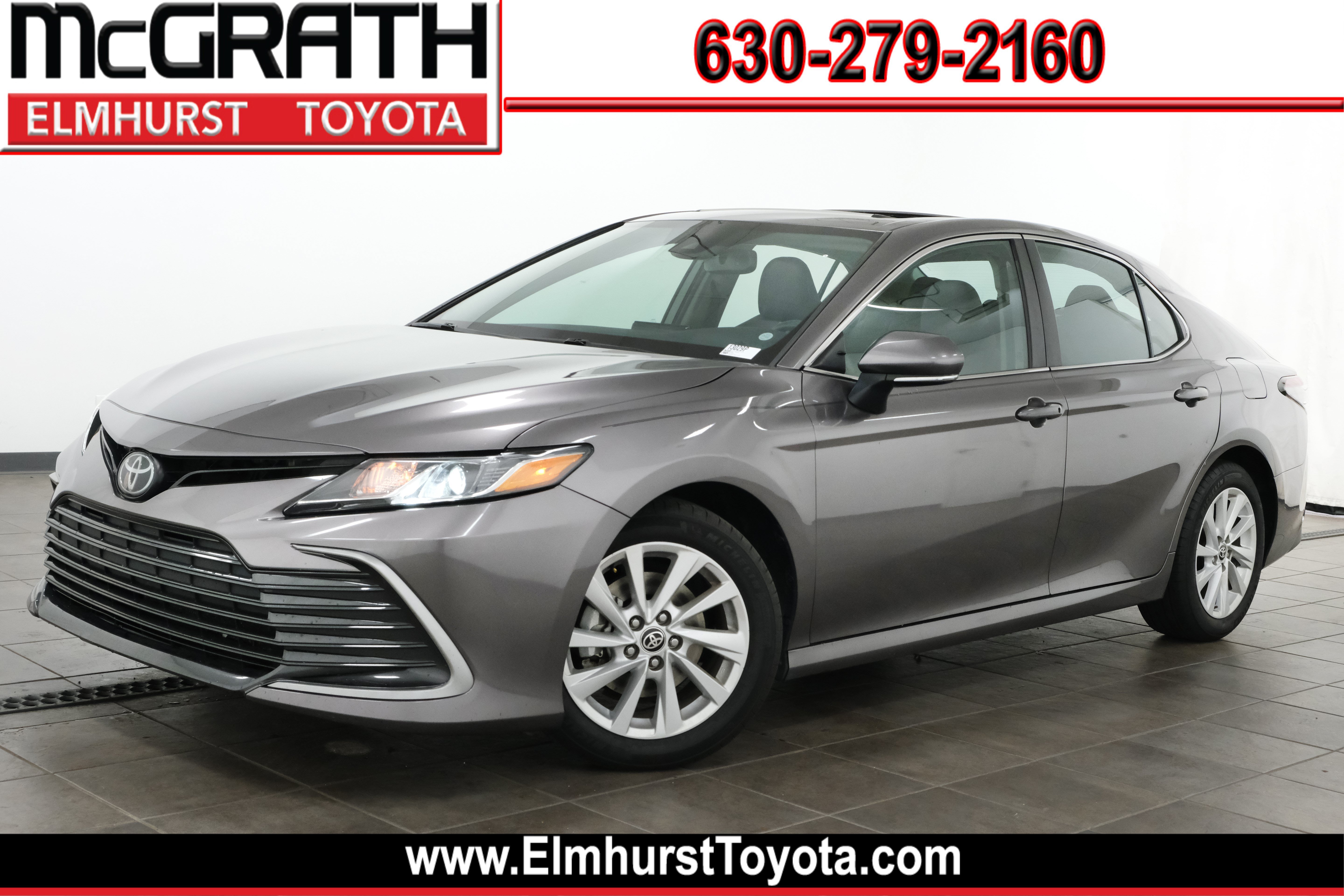 Certified Used 2024 Predawn Gray Mica Toyota LE image 1