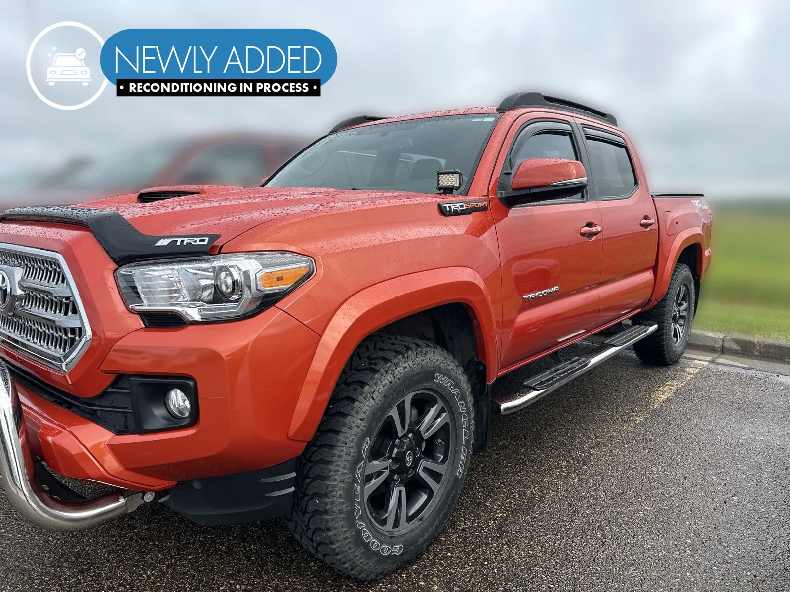 Used 2017 Orange Toyota TRD Sport image 1