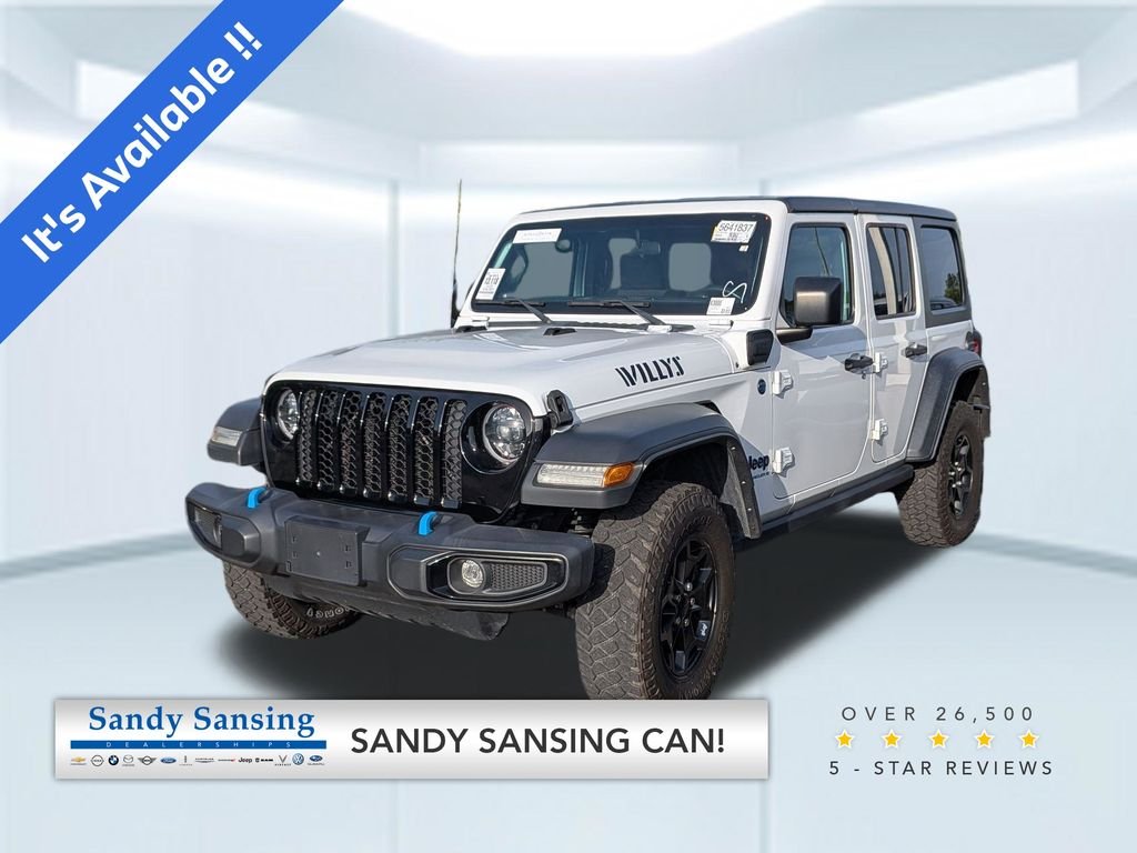 Used 2023 White Jeep Willys 4xe image 1
