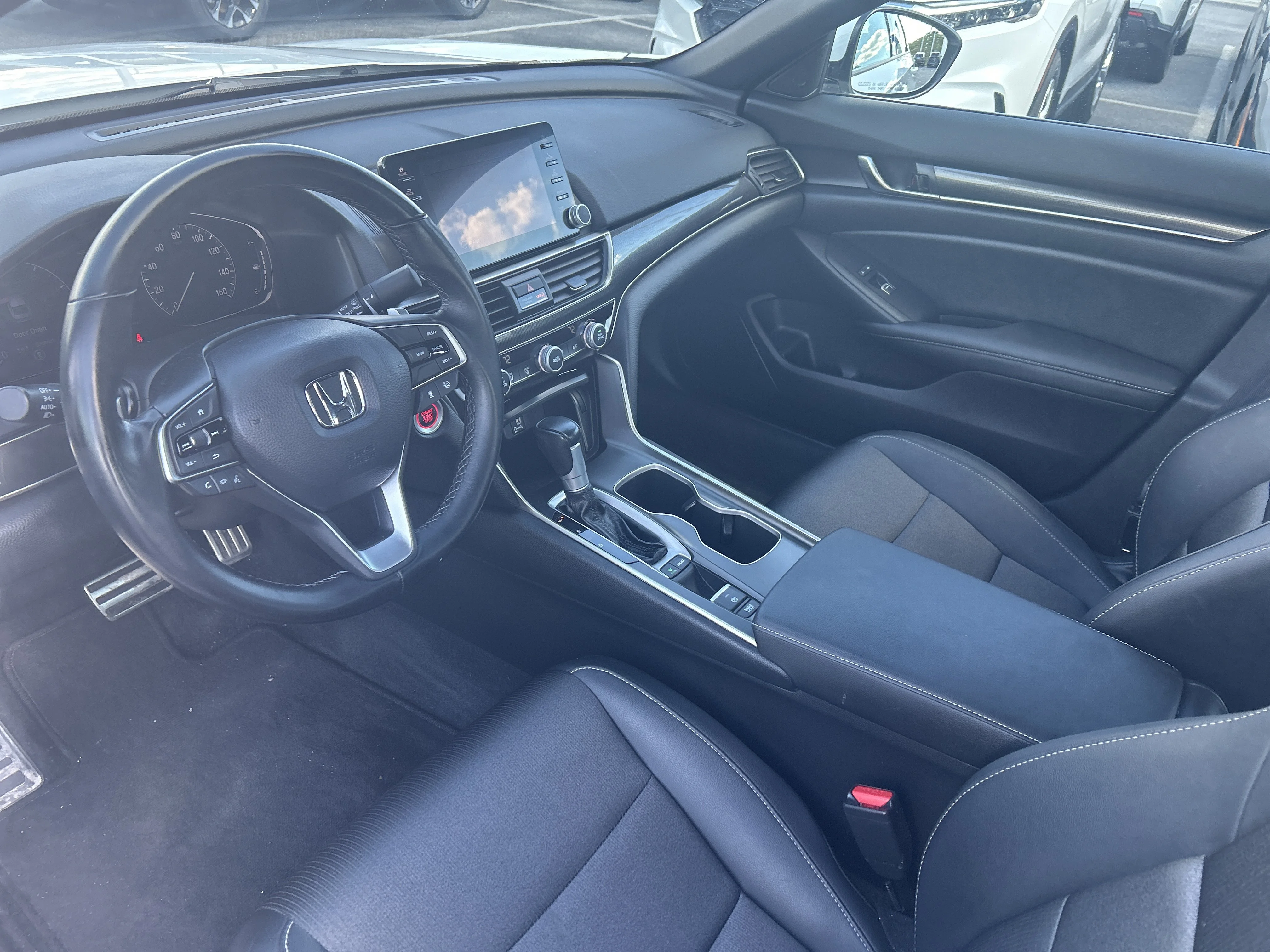 Certified Used 2020 Platinum White Pearl Honda Sport image 14