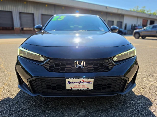 Certified Used 2025 Crystal Black Pearl Honda 4D SPORT image 10