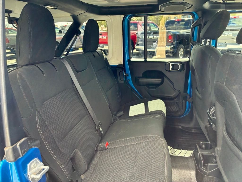 Used 2021 Blue Jeep Unlimited Sport S image 30