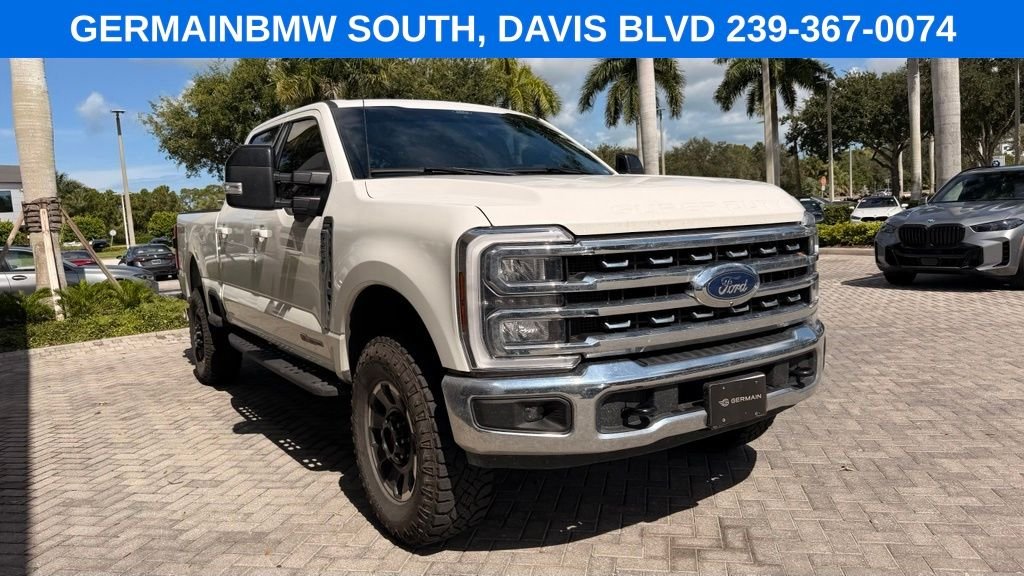 Used 2024 White Metallic Ford Lariat image 11