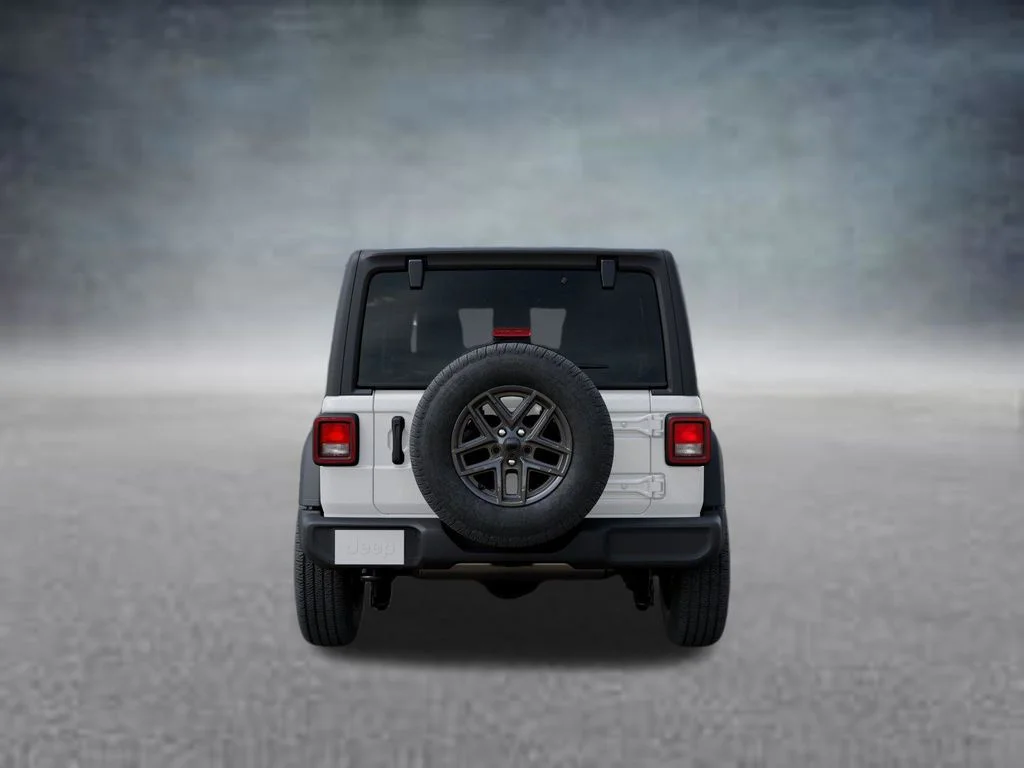 New 2026 Bright White Clear-Coat Exterior Paint Jeep Sport S image 7