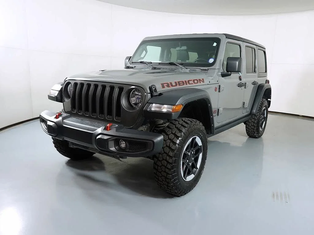 Certified Used 2021 Gray Jeep Unlimited Rubicon image 8