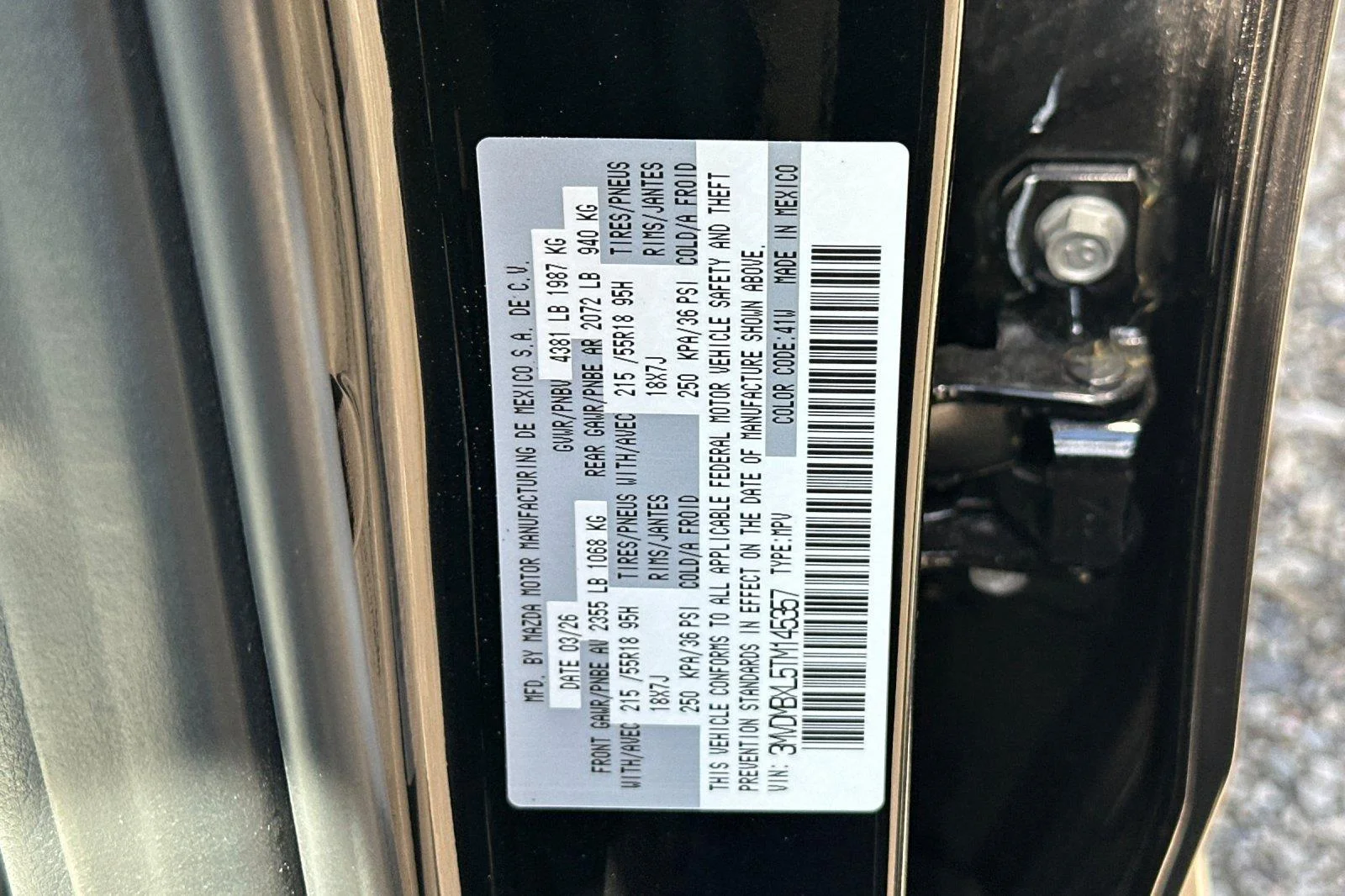 New 2026 Jet Black Mica Mazda 2.5 S Aire Edition image 34