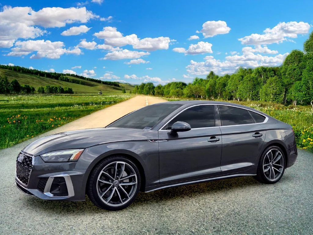 Used 2021 Gray Audi 45 S line Premium Plus image 2