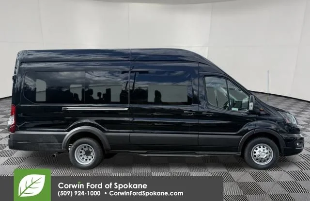 New 2026 Agate Black Metallic Ford Passenger Van XLT image 9