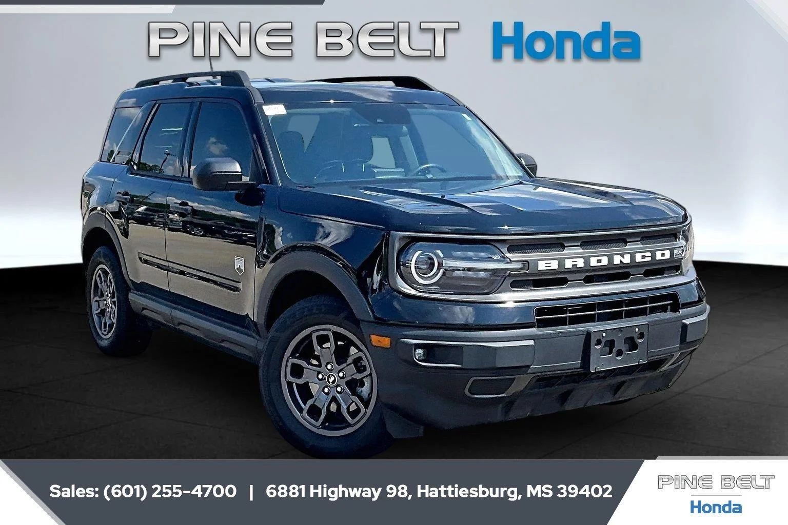 Used 2021 Shadow Black Ford Big Bend image 1