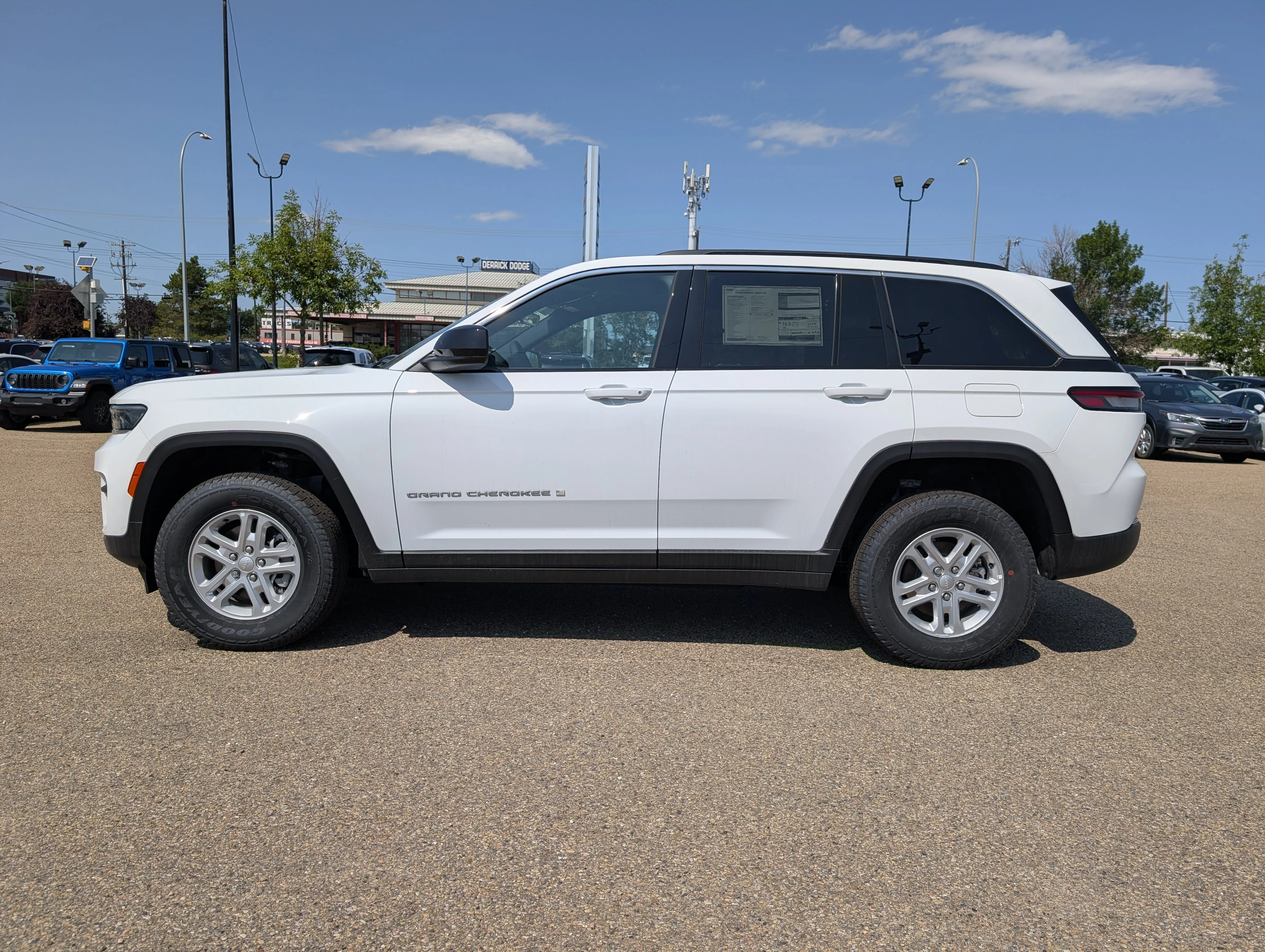 New 2025 Bright White Jeep Laredo image 3