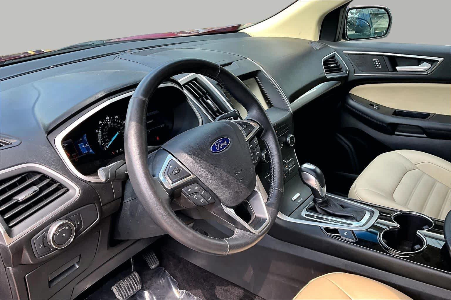 Used 2015 Ruby Red Metallic Tinted Clearcoat Ford SEL image 18