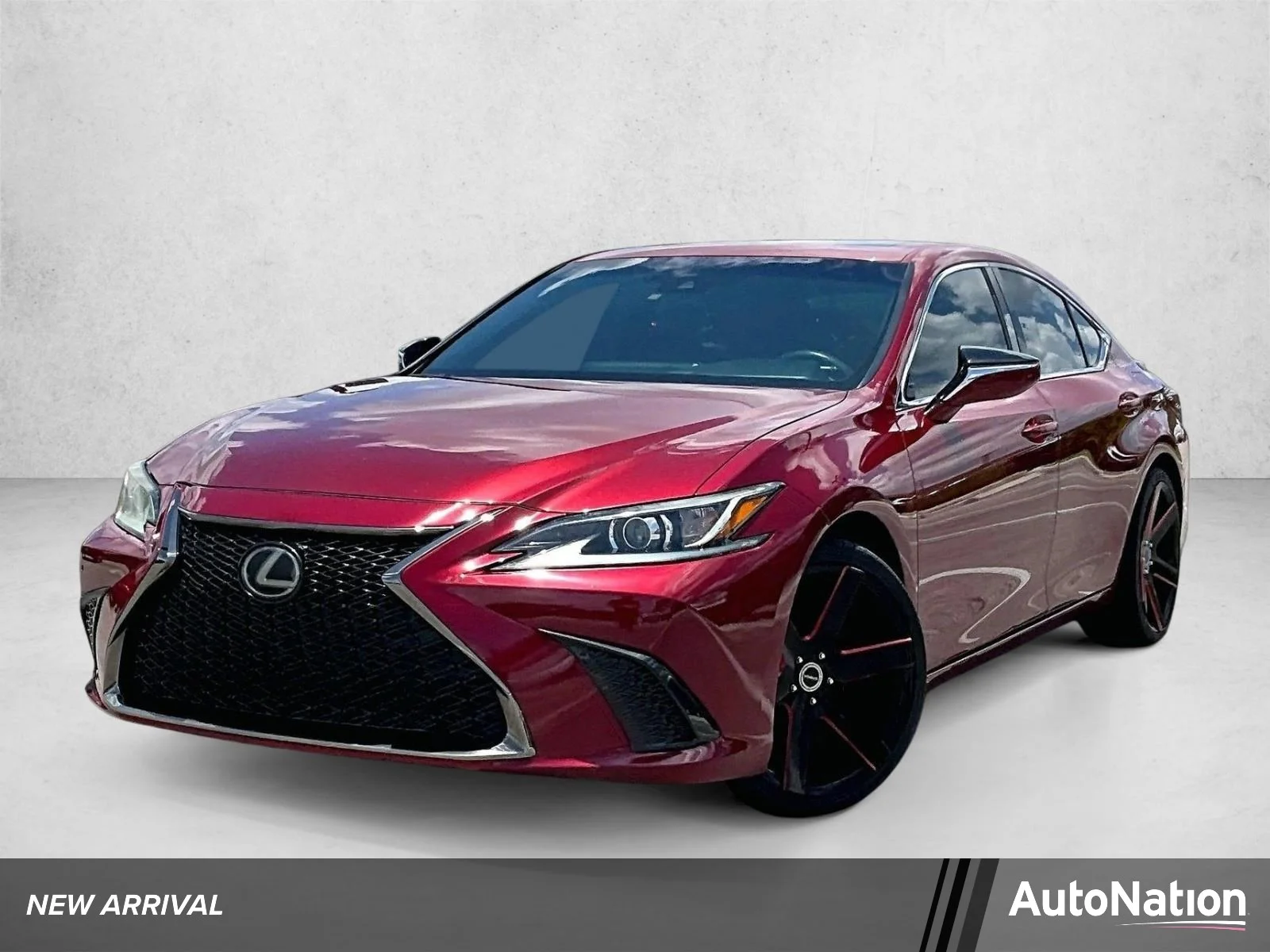 Used 2019 Red Lexus ES 350 F SPORT image 1