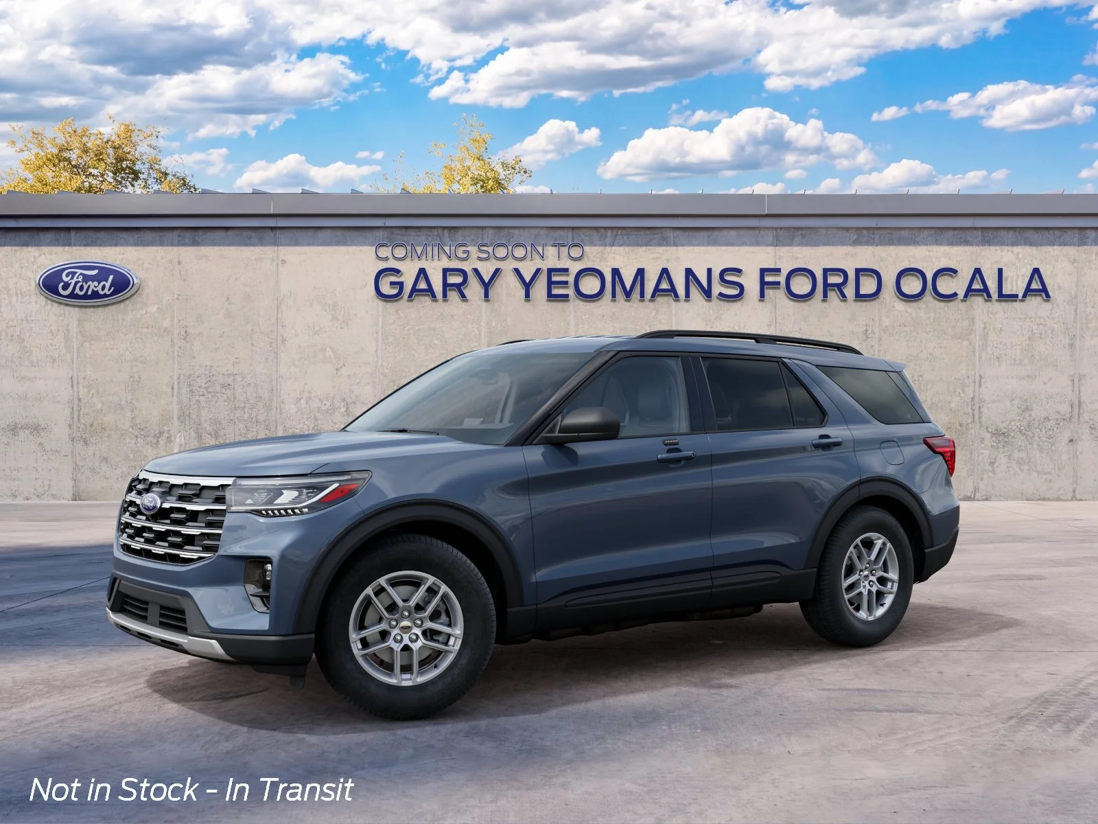 New 2027 Vapor Blue Metallic Ford Active image 1